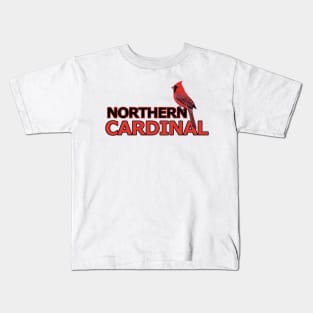 jz.birds Northern Cardinal Bird Watching Design Kids T-Shirt